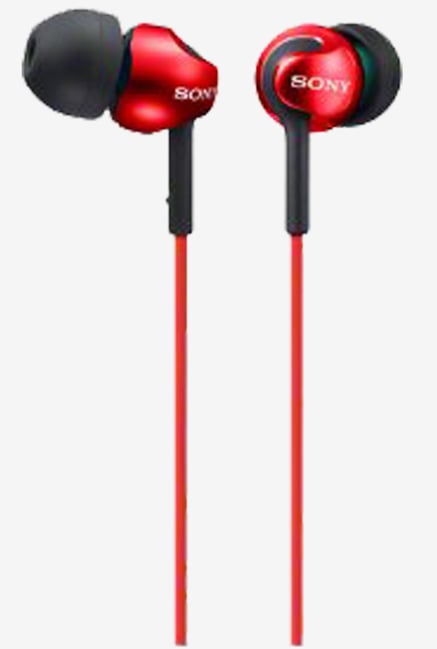Sony MDR-EX110LP/R EX Monitor Headphones (Red) Sony MDR-EX110LP/R EX Monitor Headphones (Red)