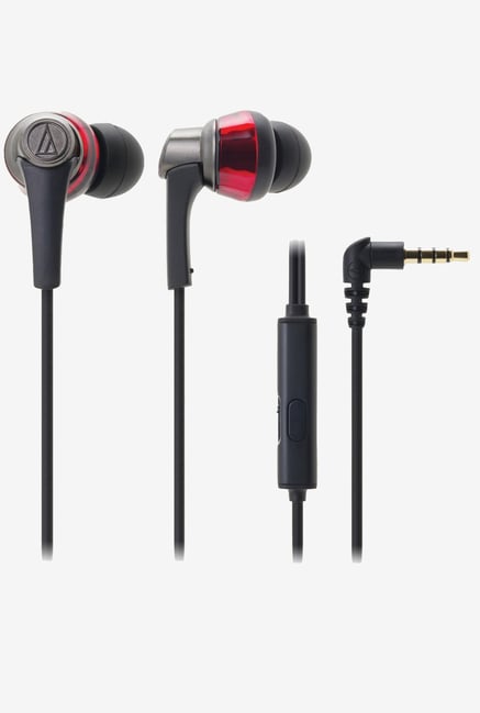 Audio Technica ATH-CKR5iS SonicPro with In-line Mic (Red) Audio Technica ATH-CKR5iS SonicPro with In-line Mic (Red)