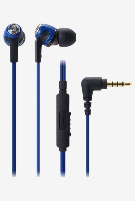 Audio Technica ATH-CKR323iS BL In the Ear Headphone (Blue) Audio Technica ATH-CKR323iS BL In the Ear Headphone (Blue)