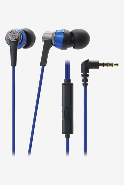Audio Technica ATH-CKR3iS SonicPro Headphones (Blue) Audio Technica ATH-CKR3iS SonicPro Headphones (Blue)
