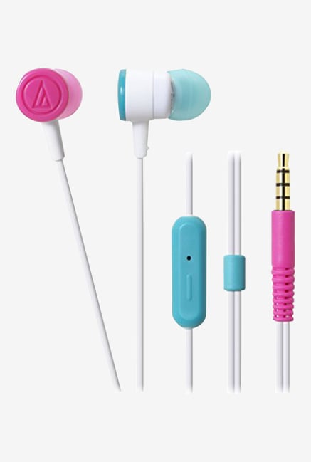 Audio Technica ATH-CKL220iS White Crazy Headphones Audio Technica ATH-CKL220iS White Crazy Headphones