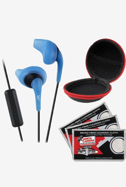 JVC HA-ENR15 Gumy Sport Headphones with Remote (Blue) JVC HA-ENR15 Gumy Sport Headphones with Remote (Blue)