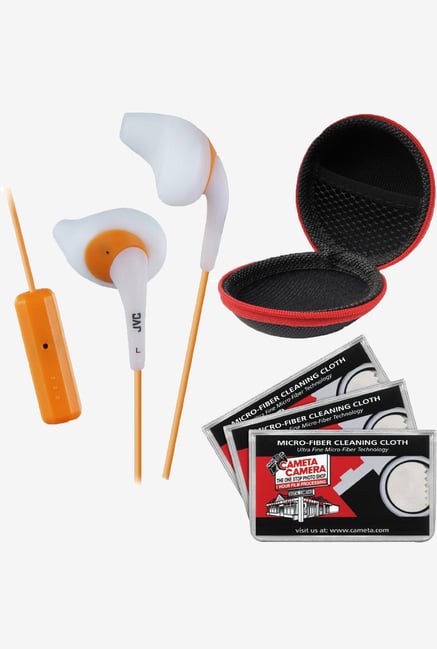JVC HA-ENR15 Gumy Sport Headphones with Remote (White) JVC HA-ENR15 Gumy Sport Headphones with Remote (White)