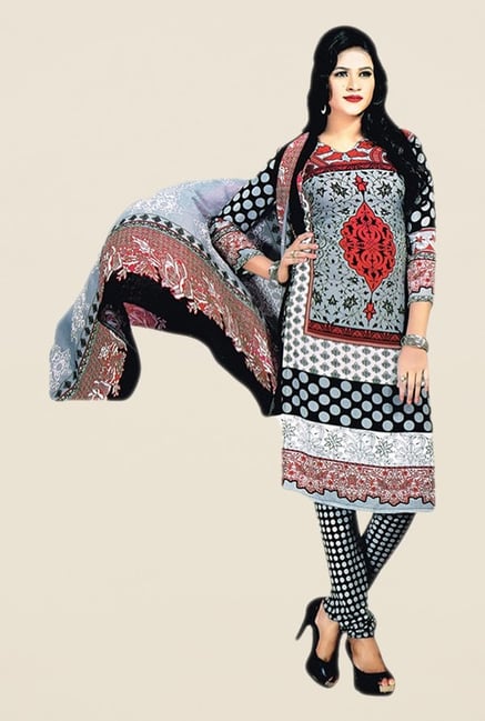 Salwar Studio Multicolor Printed Dress Material Salwar Studio Multicolor Printed Dress Material