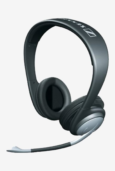 Sennheiser Pc 151 Analogue On-Ear Headphone with Mic (Black) Sennheiser Pc 151 Analogue On-Ear Headphone with Mic (Black)