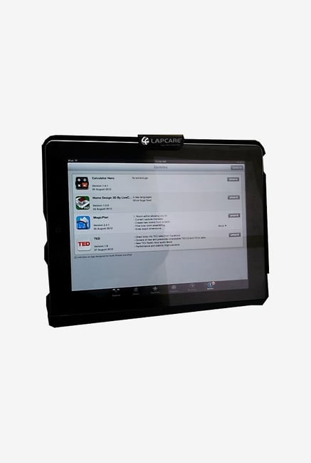 Lapcare LAPISWL Ipad Stand with lock (Black) Lapcare LAPISWL Ipad Stand with lock (Black)