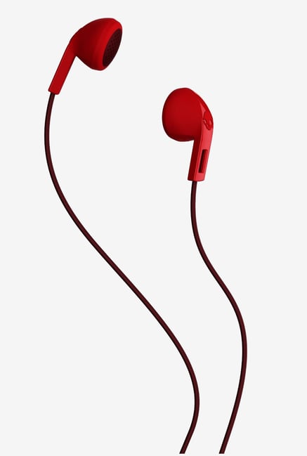 Skullcandy Rail S2LEJZ-J570 In the Ear Wired Earphones (Red) Skullcandy Rail S2LEJZ-J570 In the Ear Wired Earphones (Red)