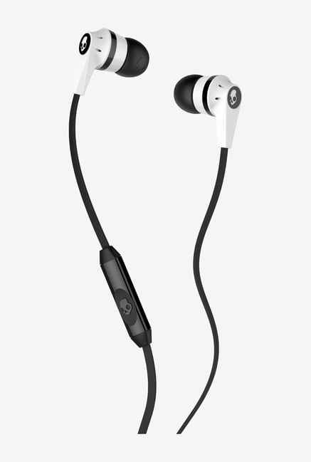 Skullcandy In the Ear Headphone With Mic (White/Black) Skullcandy In the Ear Headphone With Mic (White/Black)