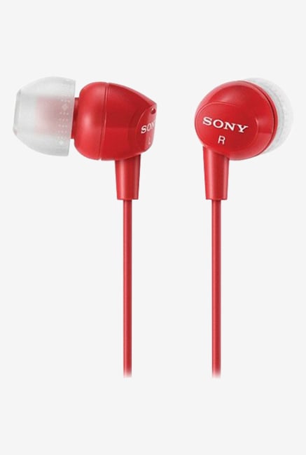 Sony Lightweight Stereo Earbud Headphones (Red) Sony Lightweight Stereo Earbud Headphones (Red)