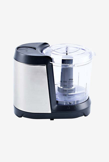 Wonderchef 400ml 135W Jumbo Chopper (Silver & Black) Wonderchef 400ml 135W Jumbo Chopper (Silver & Black)