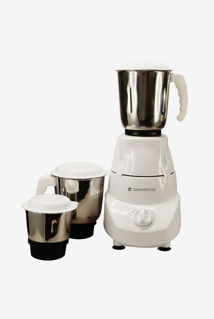 Wonderchef Prato 500 W 3 Jar Mixer Grinder ( White) Wonderchef Prato 500 W 3 Jar Mixer Grinder ( White)