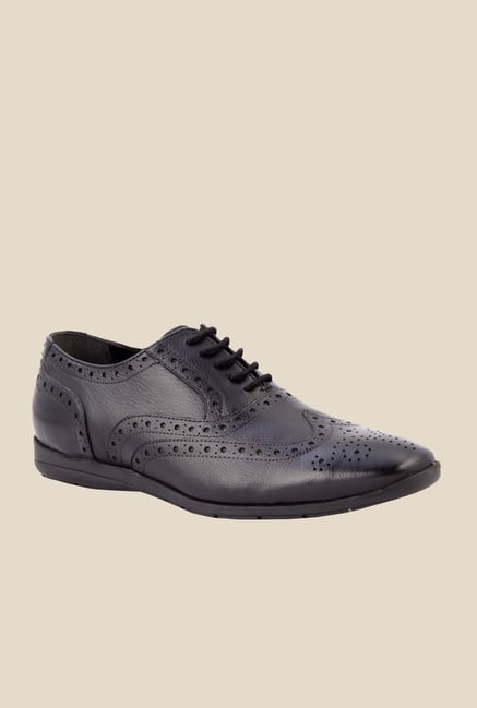Salt 'n' Pepper Illegal Black Brogue Shoes Salt 'n' Pepper Illegal Black Brogue Shoes