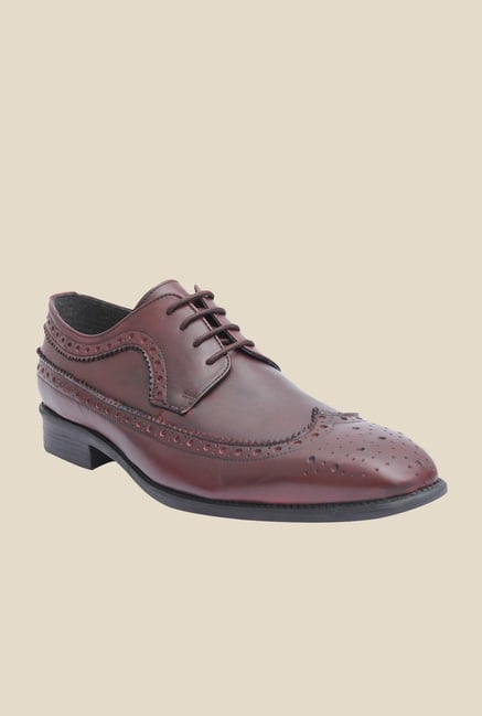 Salt 'n' Pepper Figo Wine Brogue Shoes Salt 'n' Pepper Figo Wine Brogue Shoes