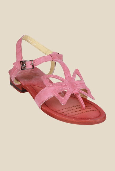 Salt 'n' Pepper Ariane Pink Ankle Strap Sandals Salt 'n' Pepper Ariane Pink Ankle Strap Sandals