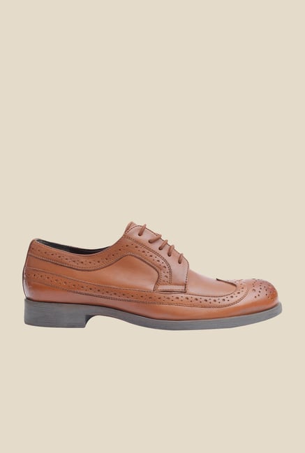 Salt 'n' Pepper Old Monk Almond Brogue Shoes Salt 'n' Pepper Old Monk Almond Brogue Shoes