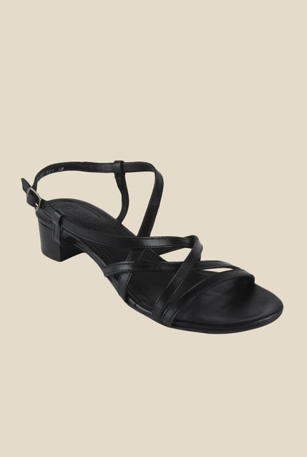 Salt 'n' Pepper Dolly Black Back Strap Sandals Salt 'n' Pepper Dolly Black Back Strap Sandals