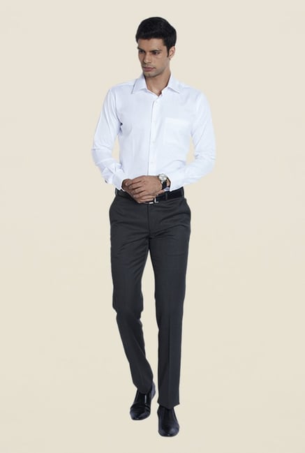 Raymond Black Flat Front Trouser Raymond Black Flat Front Trouser