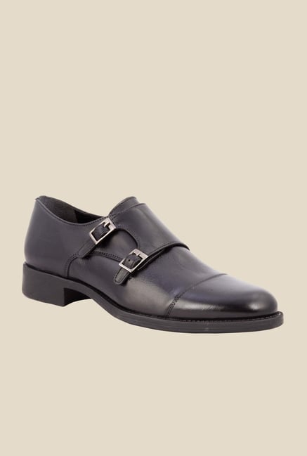Salt 'n' Pepper Mixe Black Monk Shoes Salt 'n' Pepper Mixe Black Monk Shoes