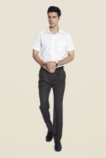 Park Avenue Brown Pleated Trouser Park Avenue Brown Pleated Trouser