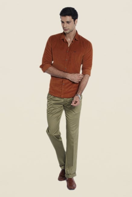 Park Avenue Beige Pleated Trouser Park Avenue Beige Pleated Trouser