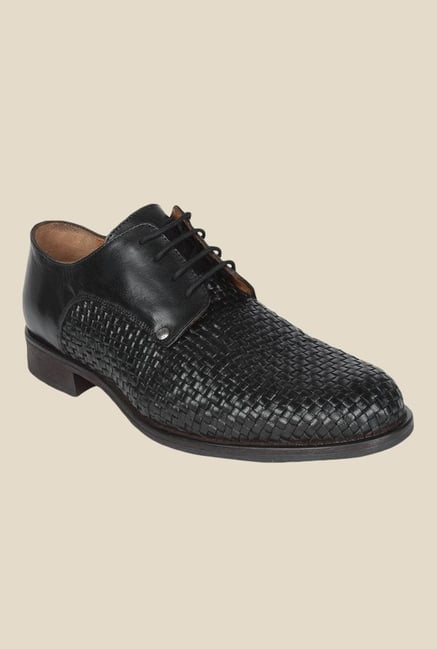 Salt 'n' Pepper Mix Black Derby Shoes Salt 'n' Pepper Mix Black Derby Shoes