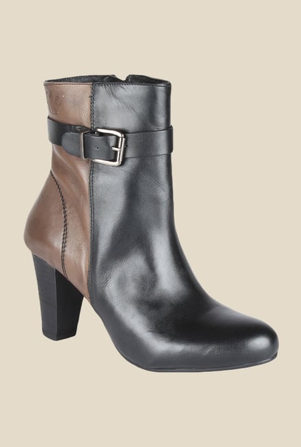 Salt 'n' Pepper Fancy Black & Brown Booties Salt 'n' Pepper Fancy Black & Brown Booties
