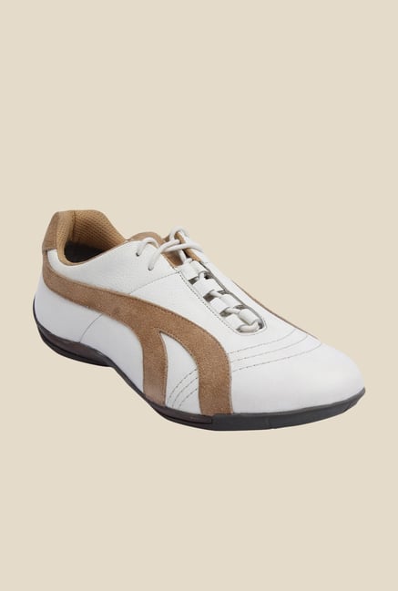 Salt 'n' Pepper Stain White & Brown Casual Shoes Salt 'n' Pepper Stain White & Brown Casual Shoes