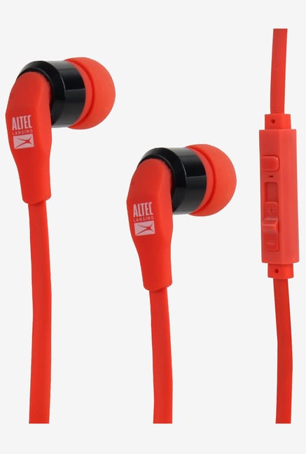 Altec Lansing MZX145-BLK-OD In-Ear X Stereo Earbuds (Red) Altec Lansing MZX145-BLK-OD In-Ear X Stereo Earbuds (Red)
