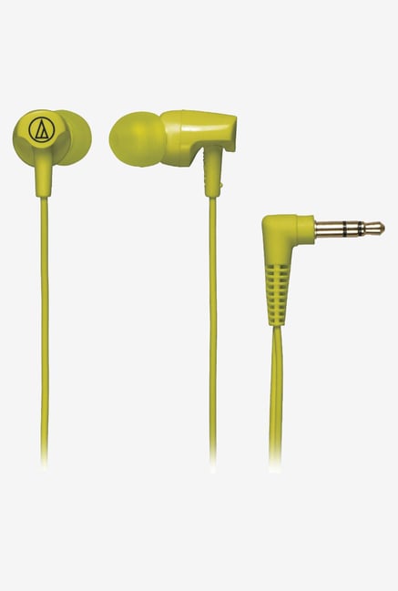 Audio Technica ATH-CLR100 In ear Headphones (Lime Green) Audio Technica ATH-CLR100 In ear Headphones (Lime Green)