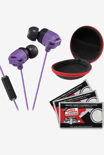 JVC HA-FR202 In the Ear Headphones with Remote (Purple) JVC HA-FR202 In the Ear Headphones with Remote (Purple)