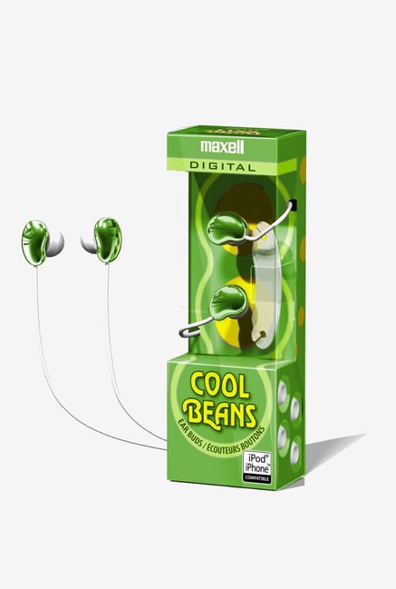 Maxell 190251 In the Ear Earphones (Green) Maxell 190251 In the Ear Earphones (Green)