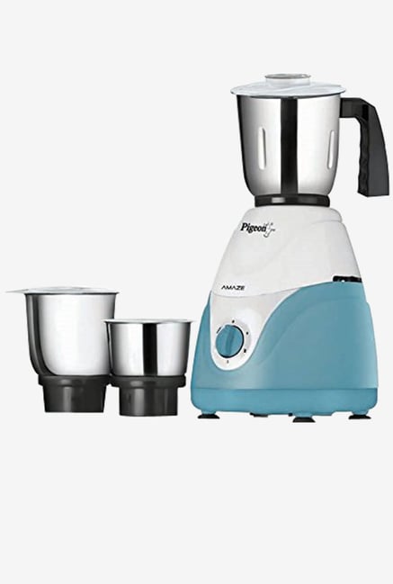 Pigeon Amaze 550-Watt Mixer Grinder with 3 Jars (White) Pigeon Amaze 550-Watt Mixer Grinder with 3 Jars (White)