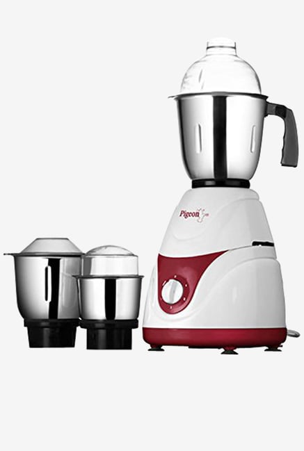 Pigeon TRUMIX 550-Watt Mixer Grinder with 3 jars (White) Pigeon TRUMIX 550-Watt Mixer Grinder with 3 jars (White)
