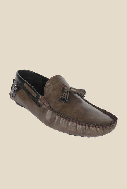 Wega Life Grast Brown & Black Loafers Wega Life Grast Brown & Black Loafers