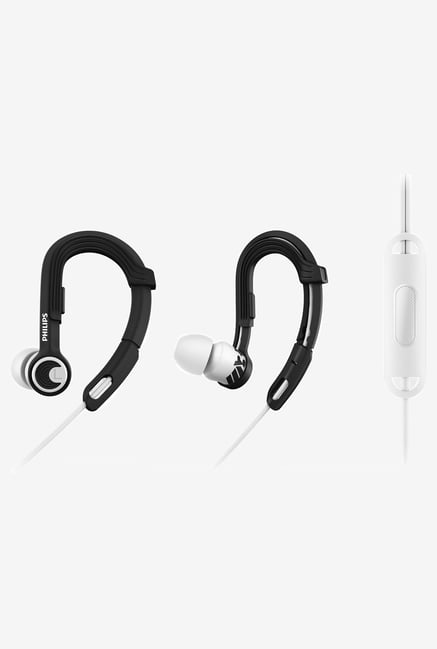 Philips SHQ3305WS/00 Action Headphones (Black/White) Philips SHQ3305WS/00 Action Headphones (Black/White)