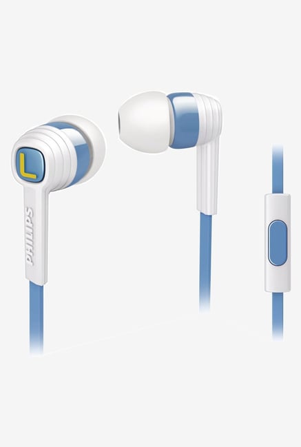 Philips SHE7055AR CitiScape In-Ear Headphones (White/Blue) Philips SHE7055AR CitiScape In-Ear Headphones (White/Blue)