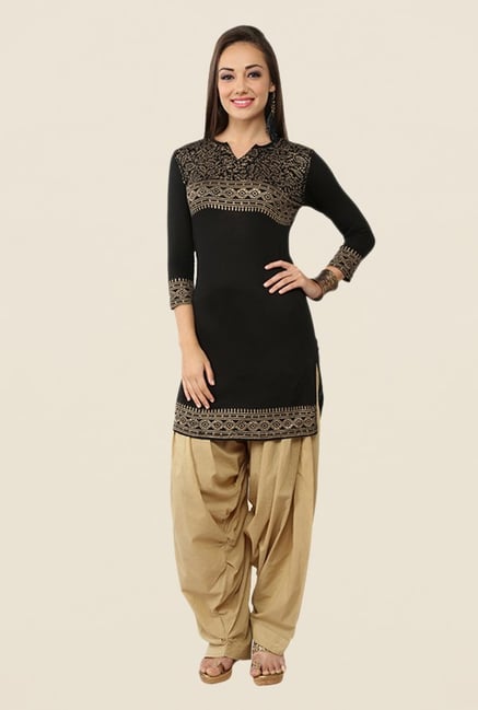 Ira Soleil Black Printed Kurti Ira Soleil Black Printed Kurti