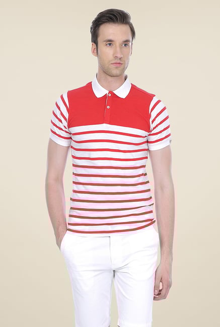 Basics Red Polo T-shirt Basics Red Polo T-shirt