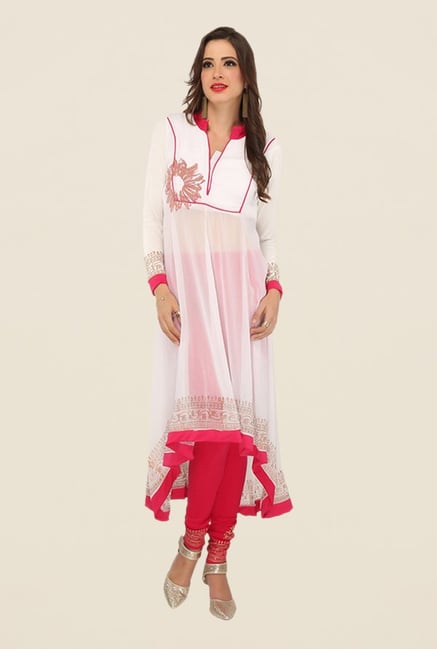 Ira Soleil White Printed Kurta Ira Soleil White Printed Kurta