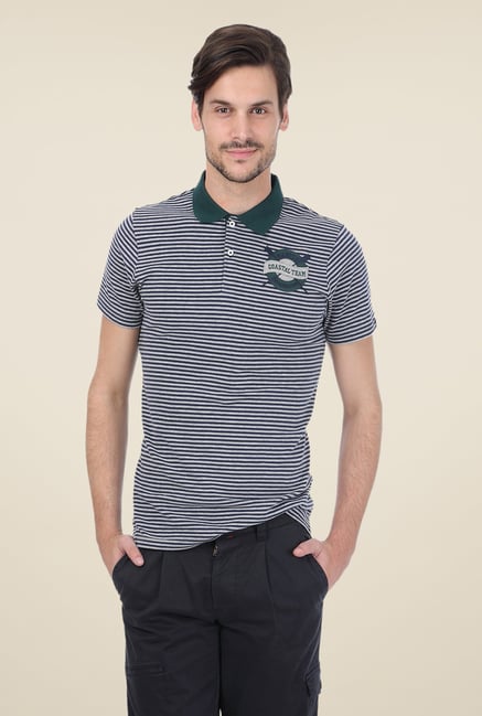 Basics Navy Blend Polo T-shirt Basics Navy Blend Polo T-shirt