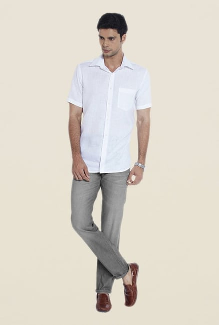Park Avenue Grey Lightly Washed Jeans Park Avenue Grey Lightly Washed Jeans