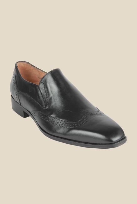 Salt 'n' Pepper Arman Black Brogue Shoes Salt 'n' Pepper Arman Black Brogue Shoes
