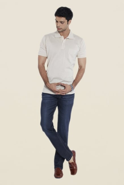 Park Avenue Navy Lightly Washed Jeans Park Avenue Navy Lightly Washed Jeans