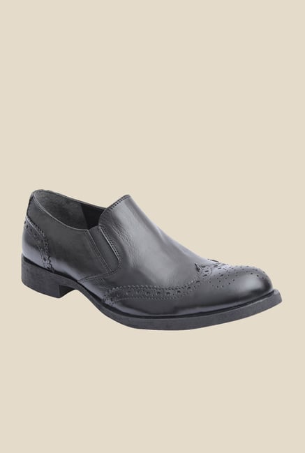 Salt 'n' Pepper Old Monk Black Brogue Shoes Salt 'n' Pepper Old Monk Black Brogue Shoes