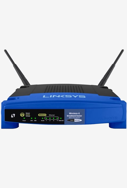 Linksys WRT54GL WiFi Wireless G Broadband Router (Blue) Linksys WRT54GL WiFi Wireless G Broadband Router (Blue)