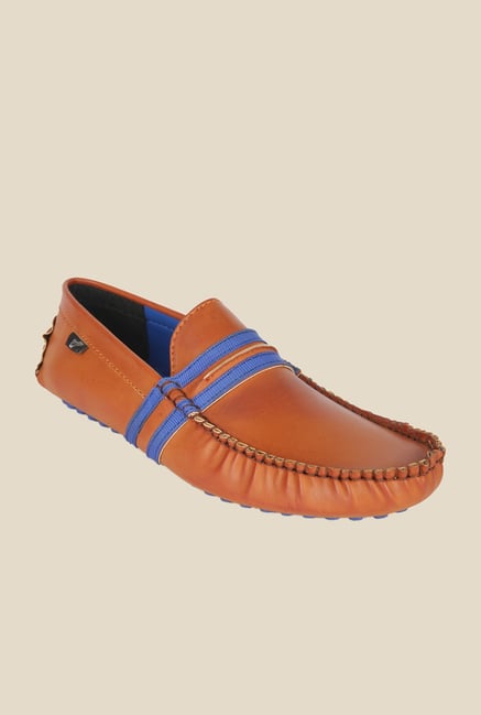 Wega Life Fusion Tan & Blue Loafers Wega Life Fusion Tan & Blue Loafers
