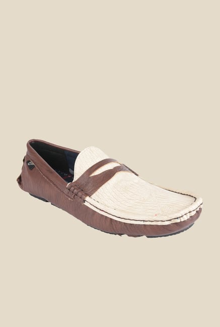 Wega Life Dulce Brown & Beige Loafers Wega Life Dulce Brown & Beige Loafers