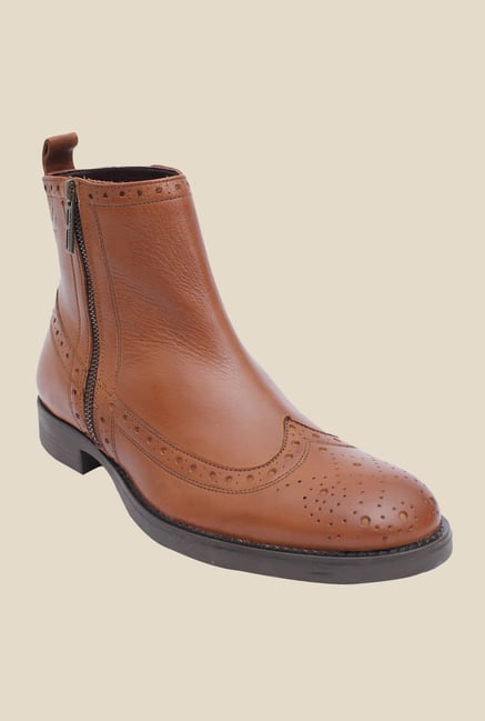 Salt 'n' Pepper Ray Almond Brogue Boots Salt 'n' Pepper Ray Almond Brogue Boots