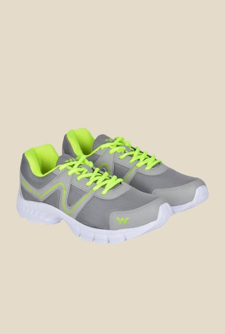 Wega Life Air Grey & Green Running Shoes Wega Life Air Grey & Green Running Shoes