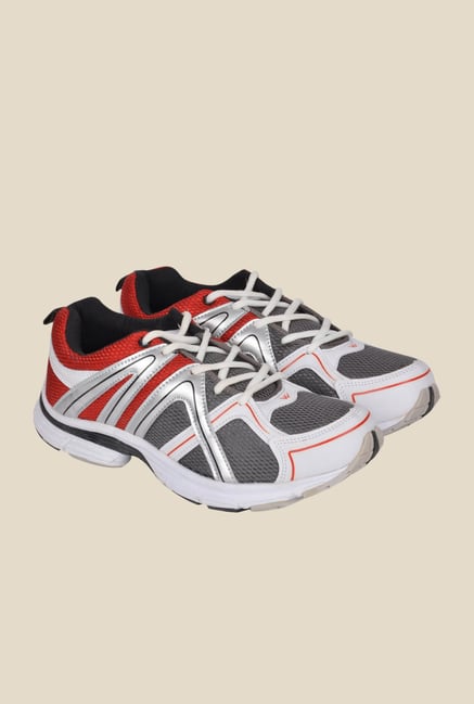 Wega Life Xplore Grey & Red Running Shoes Wega Life Xplore Grey & Red Running Shoes